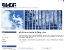 Tablet Screenshot of mdrconsultoria.com